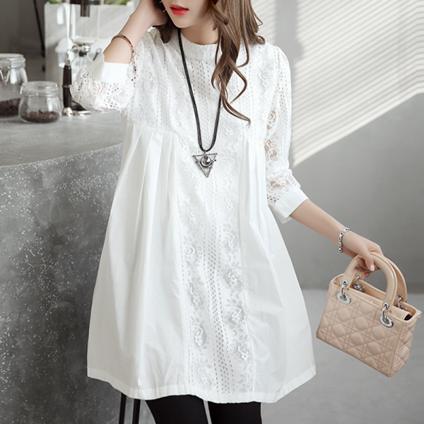 White Shift Casual Shirts & Tops